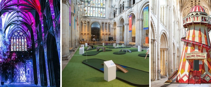 Englands cathedrals find ways to entice visitors