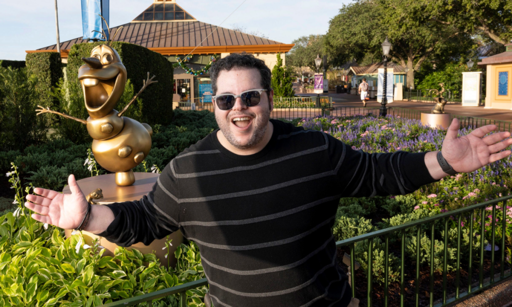 All Aboard! Josh Gad Surprised Disneyland Guests by Serving as a Train Conductor